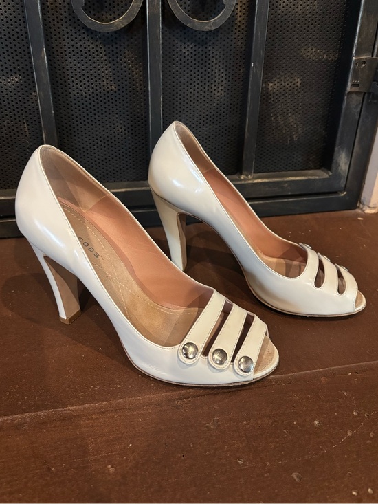 Marc Jacobs Shoes - Marc Jacob’s White Peep-toe Heels